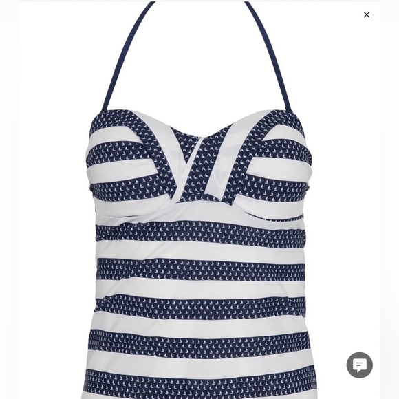 NWOT Venus Nautical Tankini Top and Strappy Bottom - Picture 6 of 16